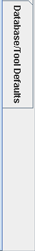 click to visit the database/tool defaults tab