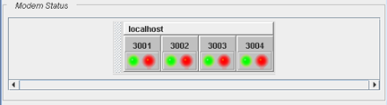 click for a description of the modem status panel